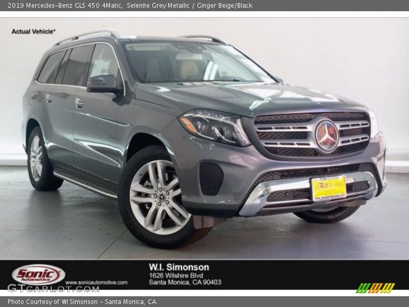 Selenite Grey Metallic / Ginger Beige/Black 2019 Mercedes-Benz GLS 450 4Matic