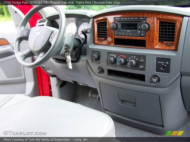 Flame Red / Medium Slate Gray 2006 Dodge Ram 1500 SLT TRX Regular Cab 4x4