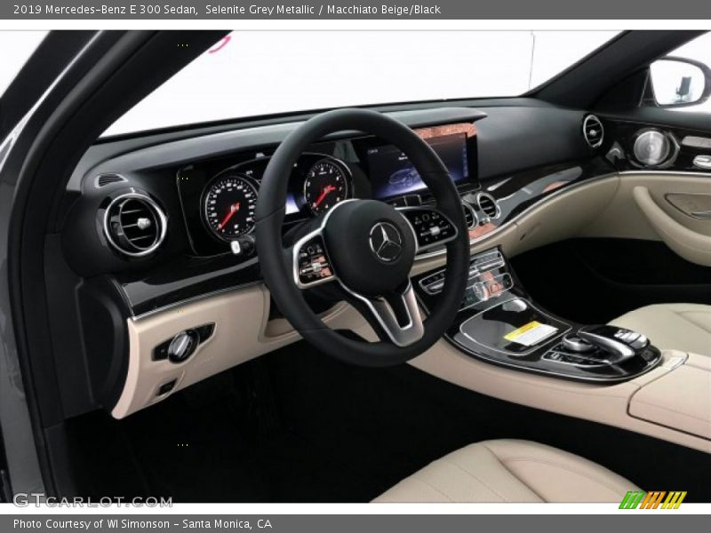Selenite Grey Metallic / Macchiato Beige/Black 2019 Mercedes-Benz E 300 Sedan