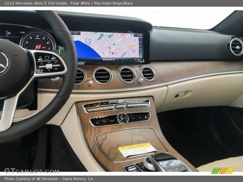 Polar White / Macchiato Beige/Black 2019 Mercedes-Benz E 300 Sedan