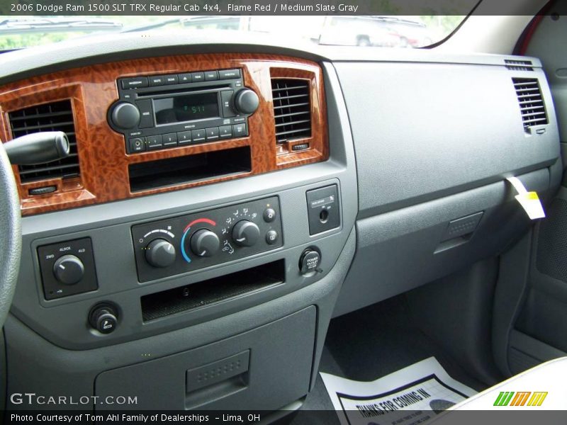 Flame Red / Medium Slate Gray 2006 Dodge Ram 1500 SLT TRX Regular Cab 4x4