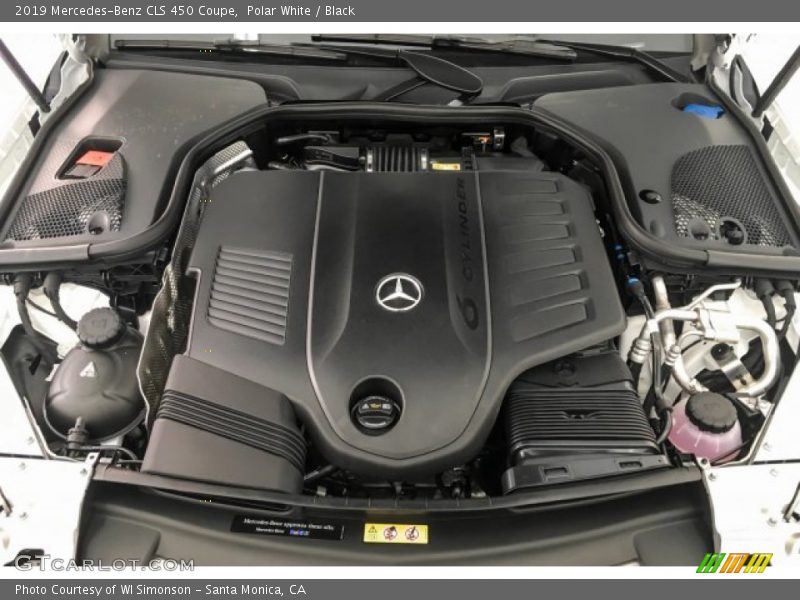 Polar White / Black 2019 Mercedes-Benz CLS 450 Coupe