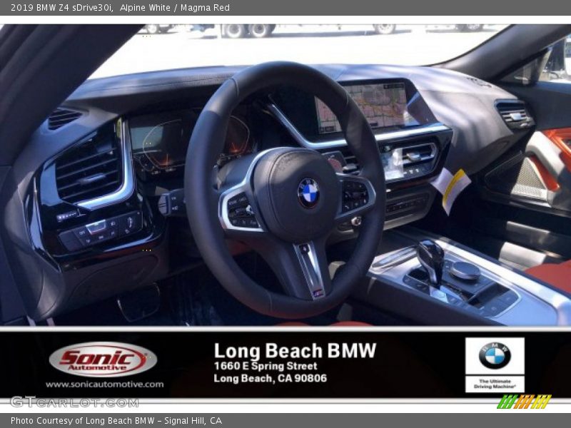 Alpine White / Magma Red 2019 BMW Z4 sDrive30i