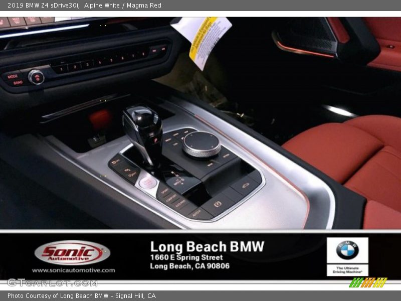 Alpine White / Magma Red 2019 BMW Z4 sDrive30i