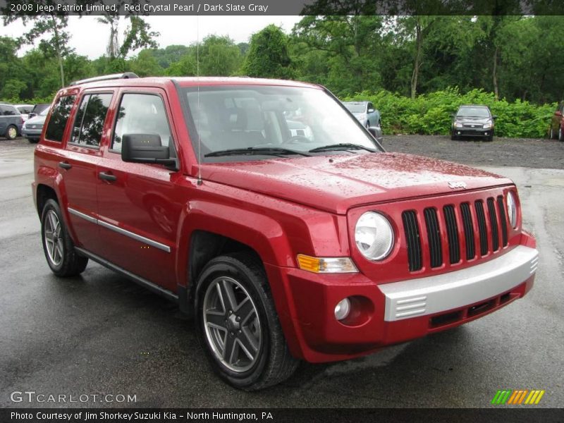 Red Crystal Pearl / Dark Slate Gray 2008 Jeep Patriot Limited