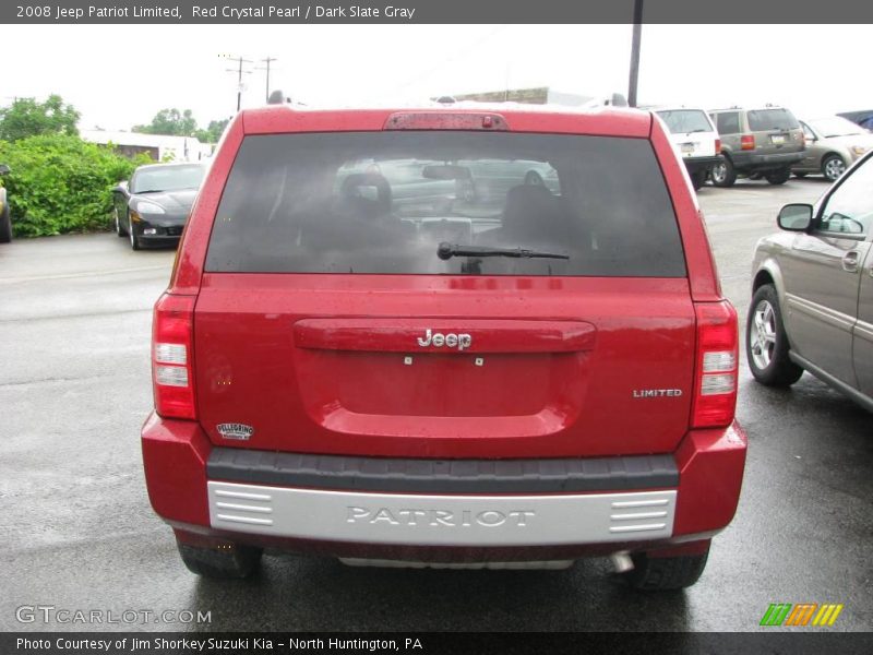 Red Crystal Pearl / Dark Slate Gray 2008 Jeep Patriot Limited