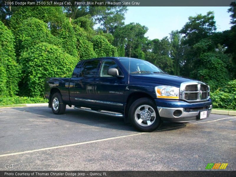 Patriot Blue Pearl / Medium Slate Gray 2006 Dodge Ram 2500 SLT Mega Cab
