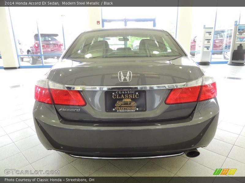 Modern Steel Metallic / Black 2014 Honda Accord EX Sedan