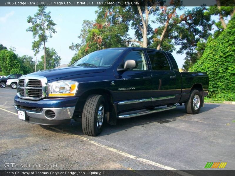 Patriot Blue Pearl / Medium Slate Gray 2006 Dodge Ram 2500 SLT Mega Cab