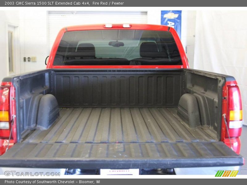 Fire Red / Pewter 2003 GMC Sierra 1500 SLT Extended Cab 4x4