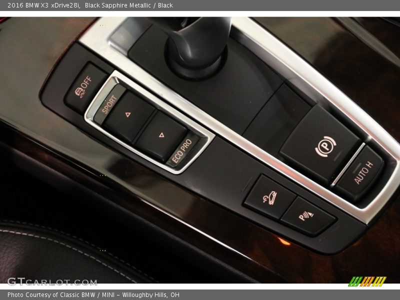 Black Sapphire Metallic / Black 2016 BMW X3 xDrive28i