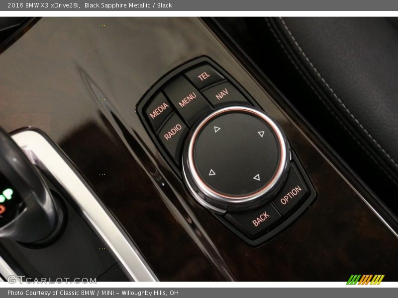 Black Sapphire Metallic / Black 2016 BMW X3 xDrive28i