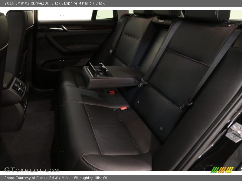 Black Sapphire Metallic / Black 2016 BMW X3 xDrive28i