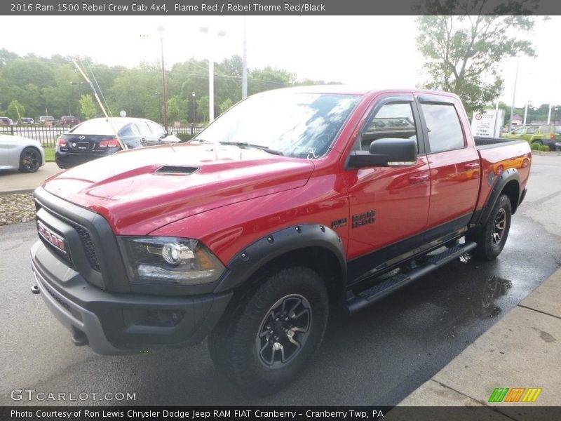 Flame Red / Rebel Theme Red/Black 2016 Ram 1500 Rebel Crew Cab 4x4