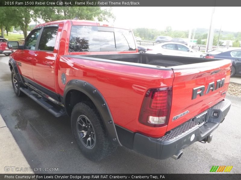 Flame Red / Rebel Theme Red/Black 2016 Ram 1500 Rebel Crew Cab 4x4