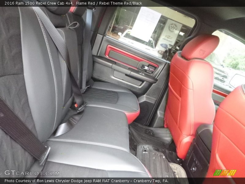Flame Red / Rebel Theme Red/Black 2016 Ram 1500 Rebel Crew Cab 4x4