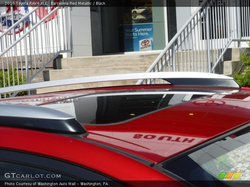 Barcelona Red Metallic / Black 2016 Toyota RAV4 XLE