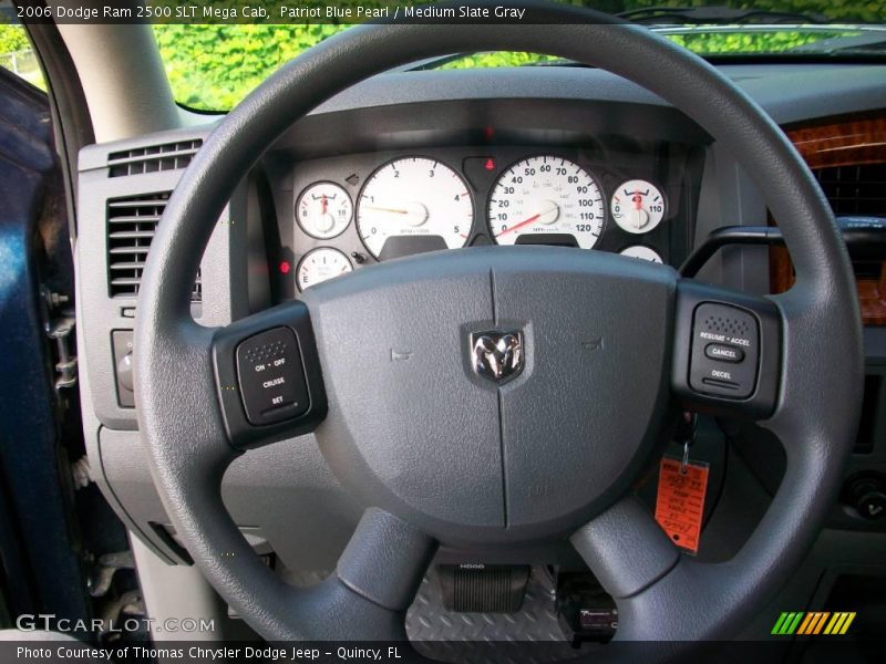 Patriot Blue Pearl / Medium Slate Gray 2006 Dodge Ram 2500 SLT Mega Cab