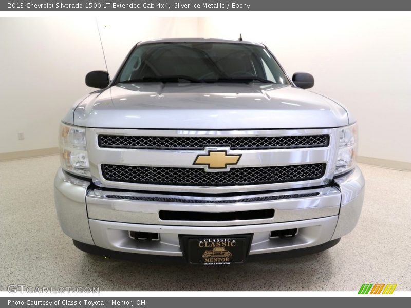 Silver Ice Metallic / Ebony 2013 Chevrolet Silverado 1500 LT Extended Cab 4x4