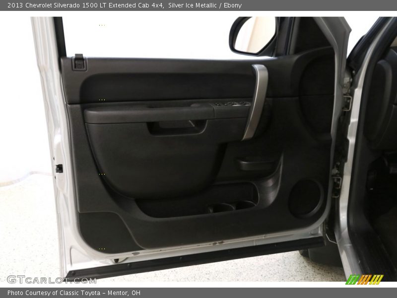Silver Ice Metallic / Ebony 2013 Chevrolet Silverado 1500 LT Extended Cab 4x4