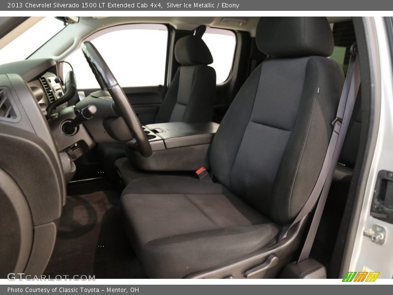 Silver Ice Metallic / Ebony 2013 Chevrolet Silverado 1500 LT Extended Cab 4x4