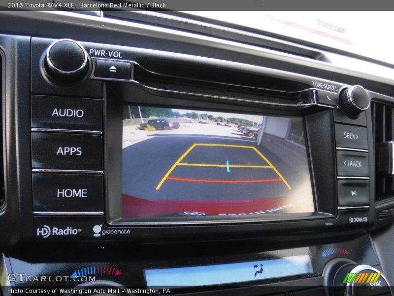 Barcelona Red Metallic / Black 2016 Toyota RAV4 XLE