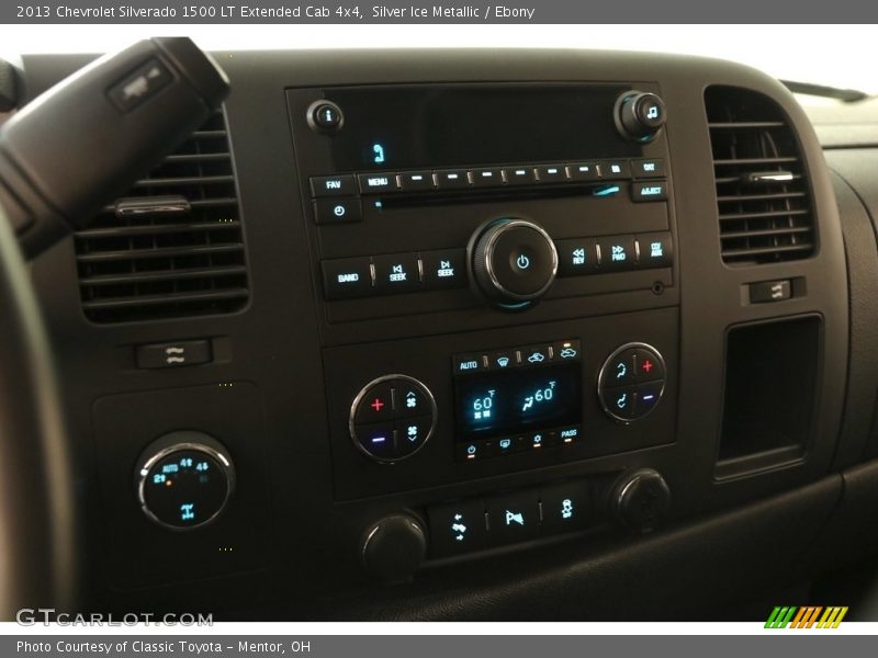 Silver Ice Metallic / Ebony 2013 Chevrolet Silverado 1500 LT Extended Cab 4x4