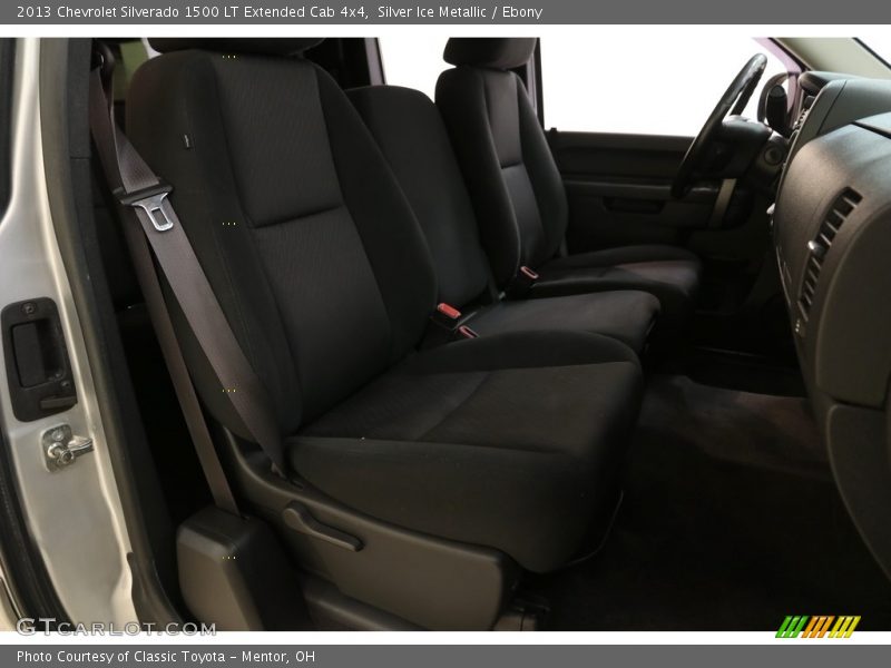 Silver Ice Metallic / Ebony 2013 Chevrolet Silverado 1500 LT Extended Cab 4x4