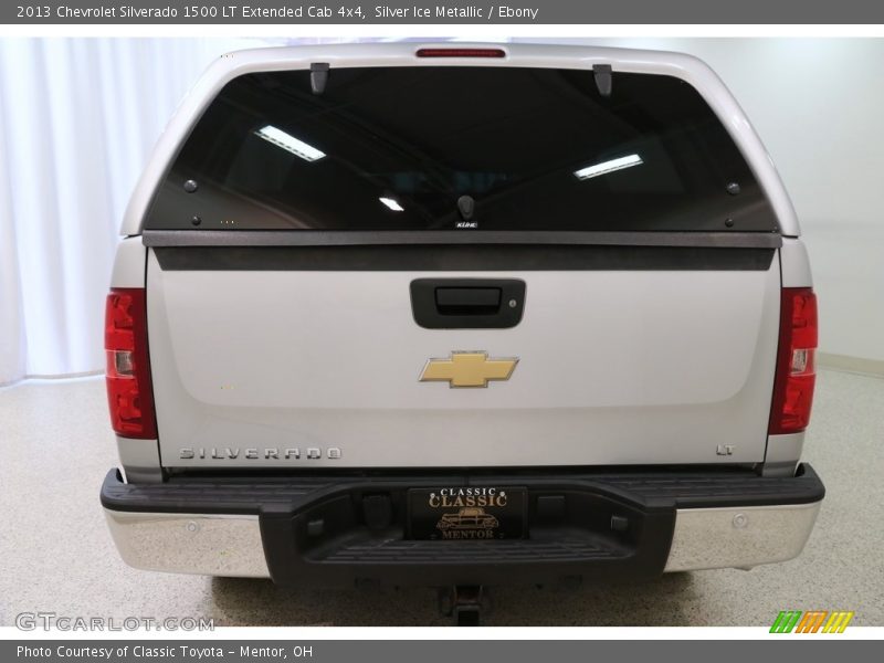 Silver Ice Metallic / Ebony 2013 Chevrolet Silverado 1500 LT Extended Cab 4x4