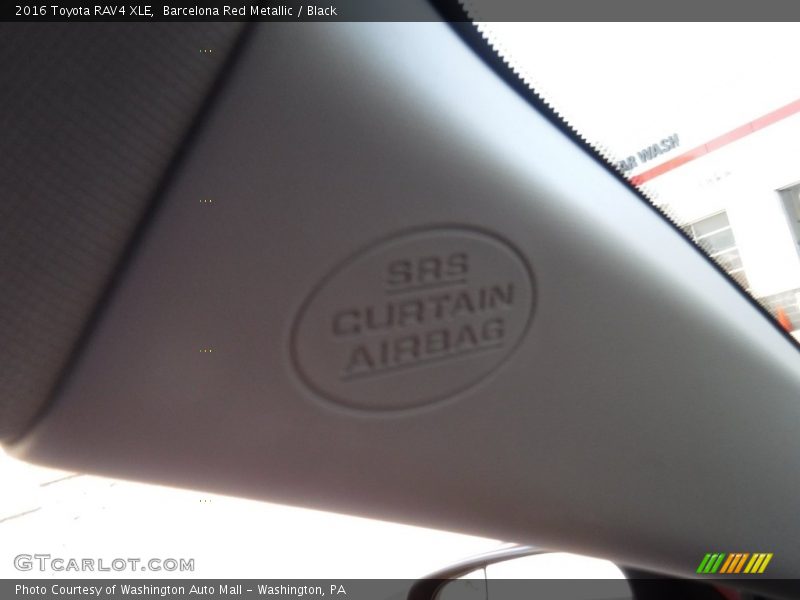 Barcelona Red Metallic / Black 2016 Toyota RAV4 XLE