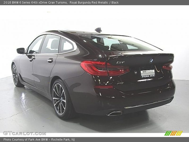 Royal Burgundy Red Metallic / Black 2018 BMW 6 Series 640i xDrive Gran Turismo