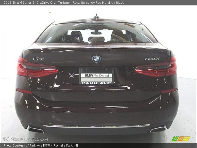 Royal Burgundy Red Metallic / Black 2018 BMW 6 Series 640i xDrive Gran Turismo