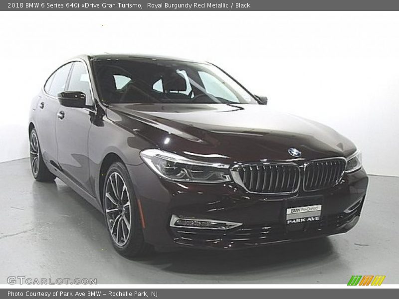 Royal Burgundy Red Metallic / Black 2018 BMW 6 Series 640i xDrive Gran Turismo