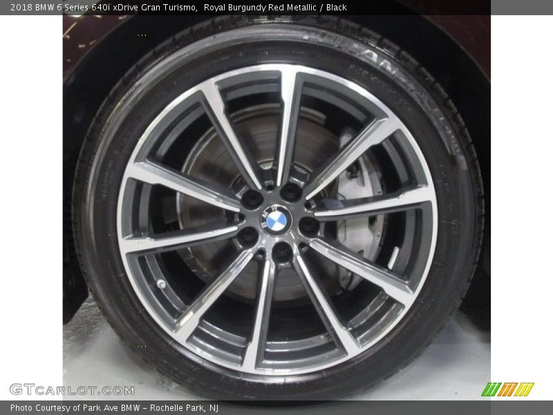 Royal Burgundy Red Metallic / Black 2018 BMW 6 Series 640i xDrive Gran Turismo