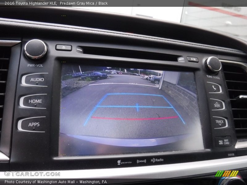 Predawn Gray Mica / Black 2016 Toyota Highlander XLE