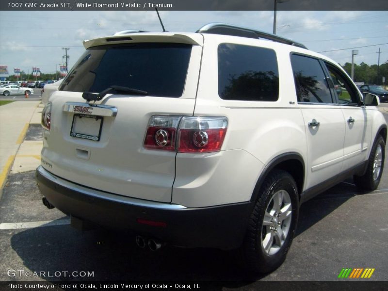 White Diamond Metallic / Titanium 2007 GMC Acadia SLT
