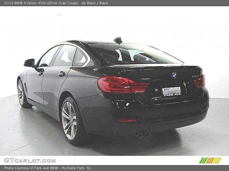 Jet Black / Black 2019 BMW 4 Series 430i xDrive Gran Coupe