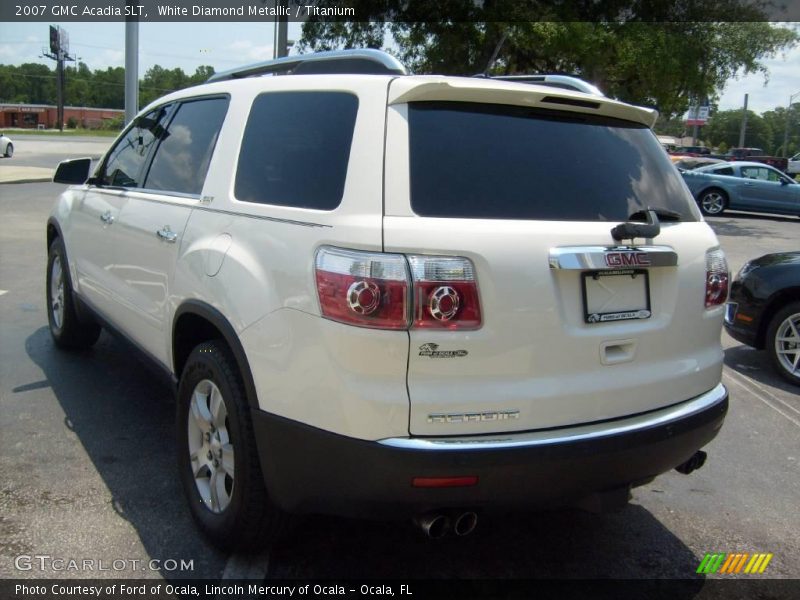 White Diamond Metallic / Titanium 2007 GMC Acadia SLT