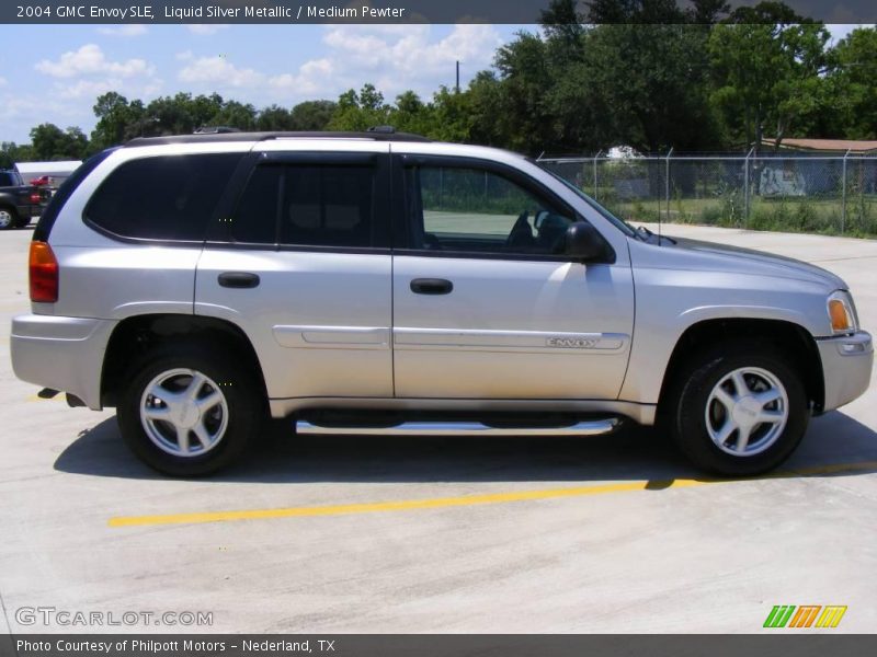 Liquid Silver Metallic / Medium Pewter 2004 GMC Envoy SLE