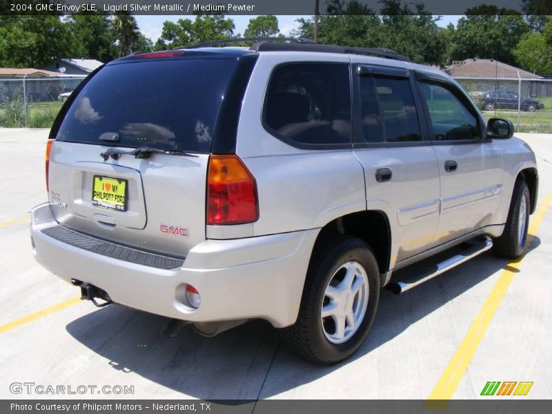 Liquid Silver Metallic / Medium Pewter 2004 GMC Envoy SLE