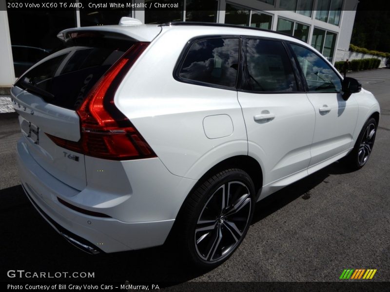 Crystal White Metallic / Charcoal 2020 Volvo XC60 T6 AWD