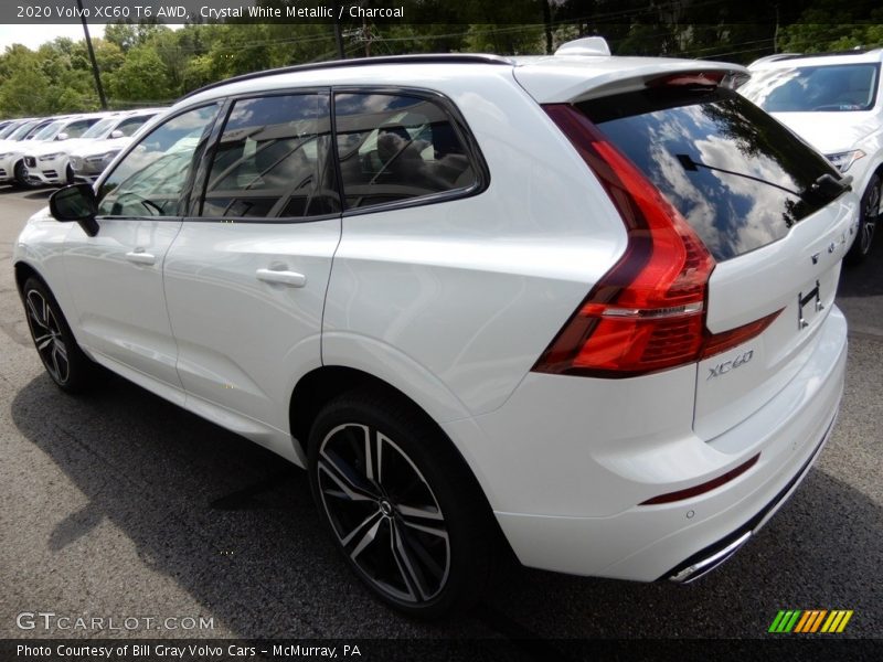 Crystal White Metallic / Charcoal 2020 Volvo XC60 T6 AWD