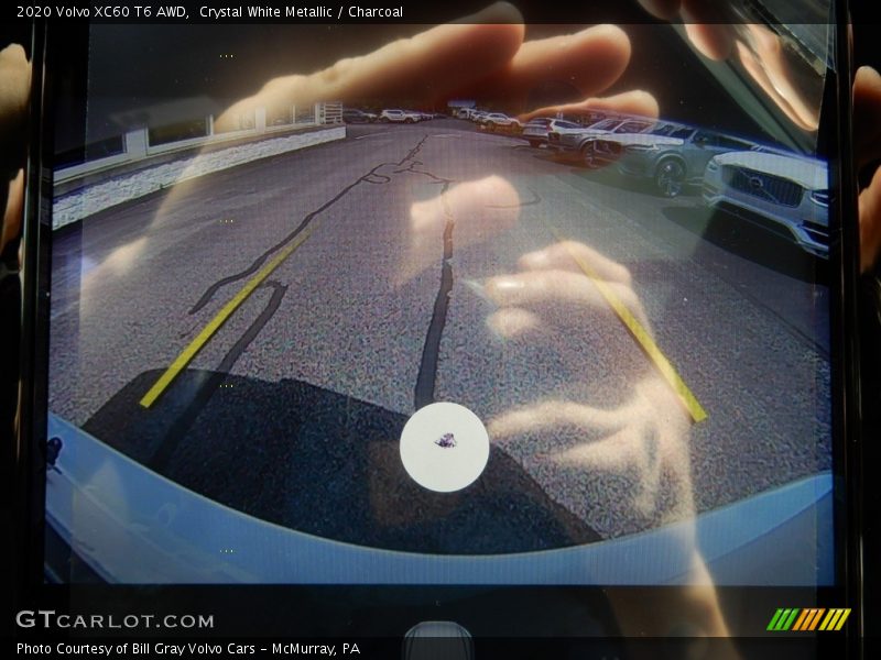 Crystal White Metallic / Charcoal 2020 Volvo XC60 T6 AWD