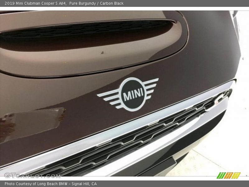 Pure Burgundy / Carbon Black 2019 Mini Clubman Cooper S All4