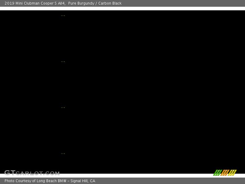 Pure Burgundy / Carbon Black 2019 Mini Clubman Cooper S All4
