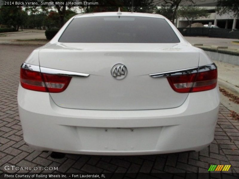 Summit White / Medium Titanium 2014 Buick Verano