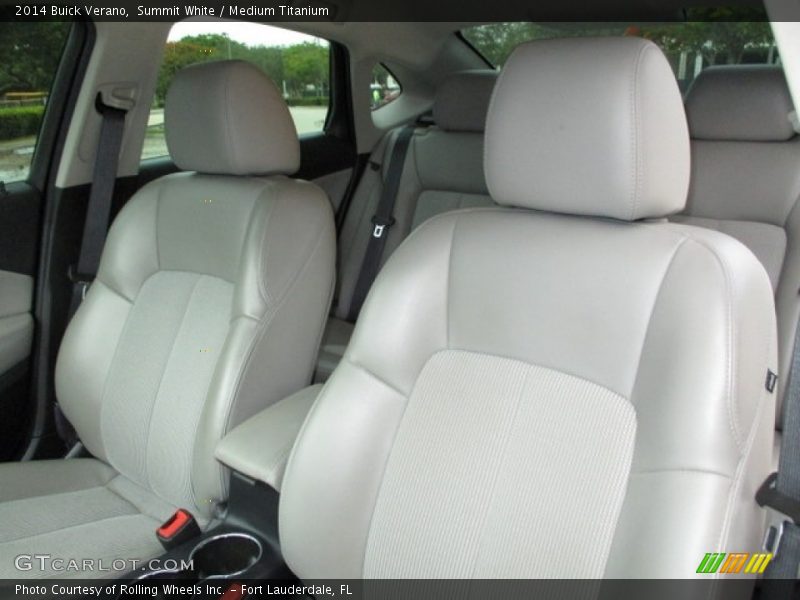 Summit White / Medium Titanium 2014 Buick Verano