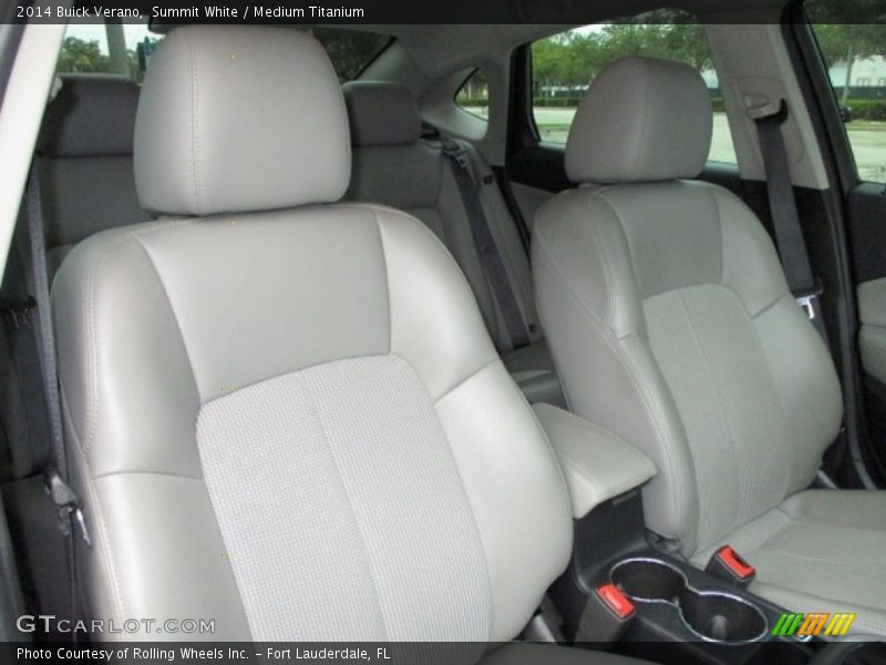 Summit White / Medium Titanium 2014 Buick Verano