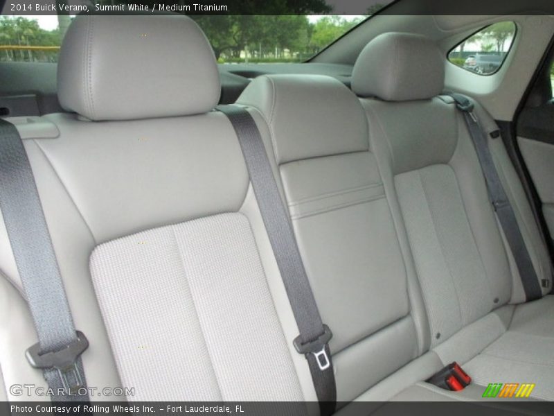 Summit White / Medium Titanium 2014 Buick Verano