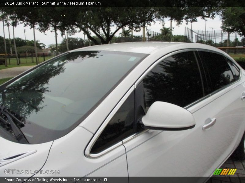 Summit White / Medium Titanium 2014 Buick Verano